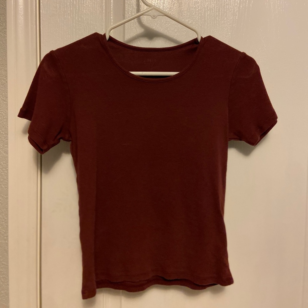 Maroon Brandy Melville Tee
